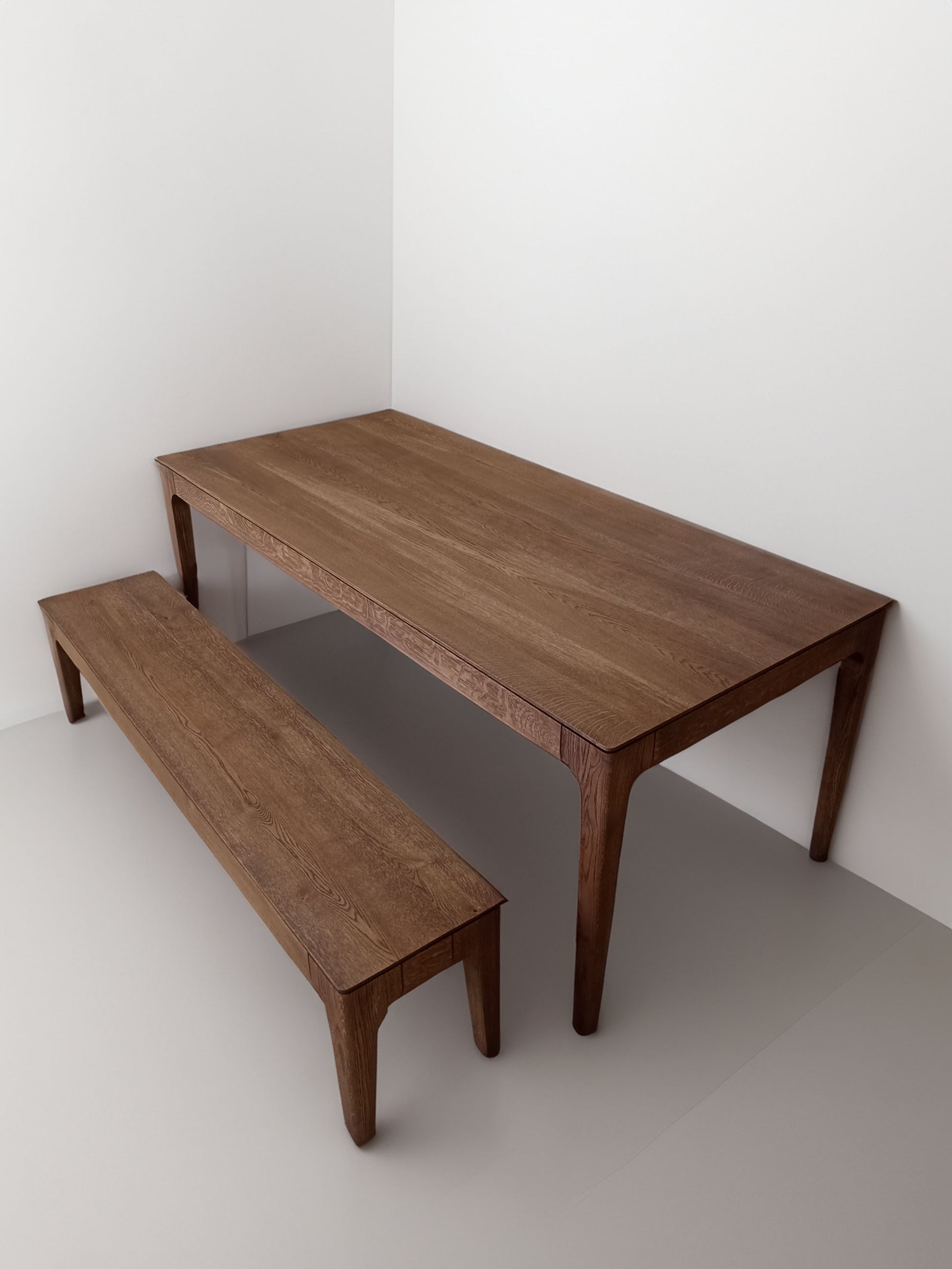 Cecilia Chocolate Oak Dining Table Extendable by S10Home