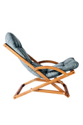 oak chase lounge chair set