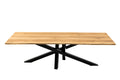 Julia Extendable Oak Dining Table Spider Leg by S10Home