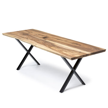 Eva Extendable Dining Table in Solid Walnut by S10Home
