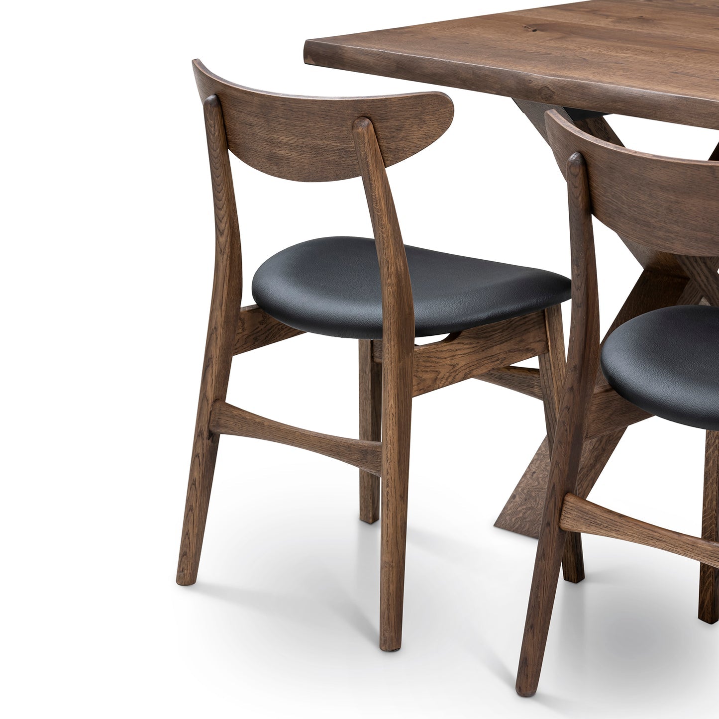 Eva Extendable Dining Table in Chocolate Oak by S10Home