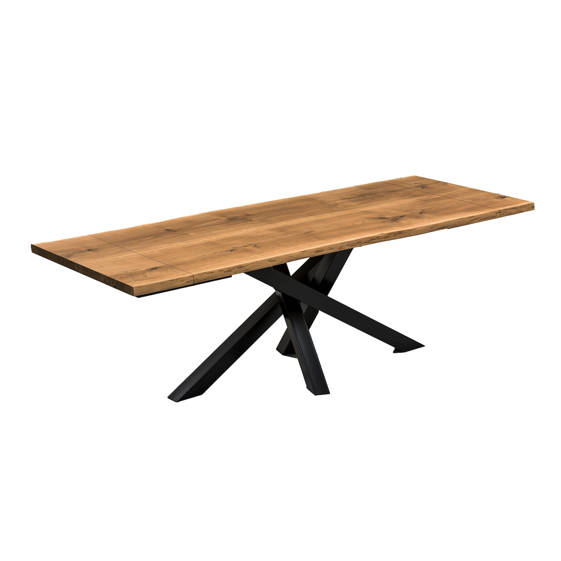 Julia Extendable Walnut Dining Table Spider Leg by S10Home