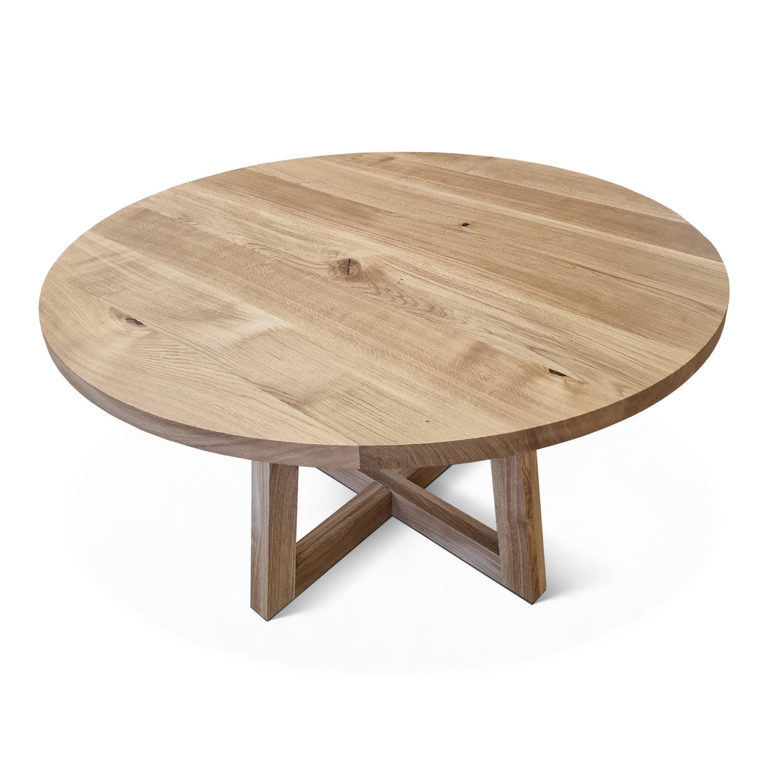 Tulip Round Oak Dining Table