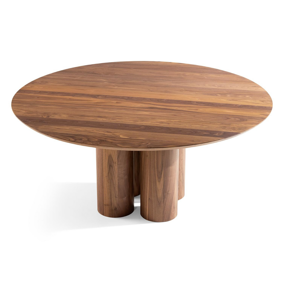 Ella Round Walnut Dining Table by S10Home