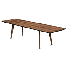 Aurora Extendable Oak Dining Table in Chocolate Oak by S10Home