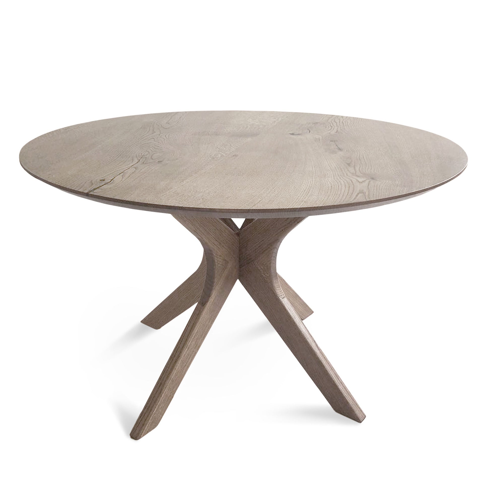 Round Dining Table Extendable in Solid Oak | S10Home