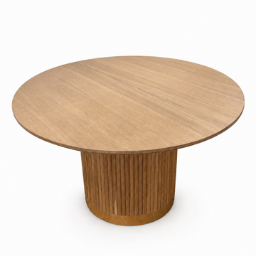 Chiara Extendable Oak Veneer Dining Table 120 cm