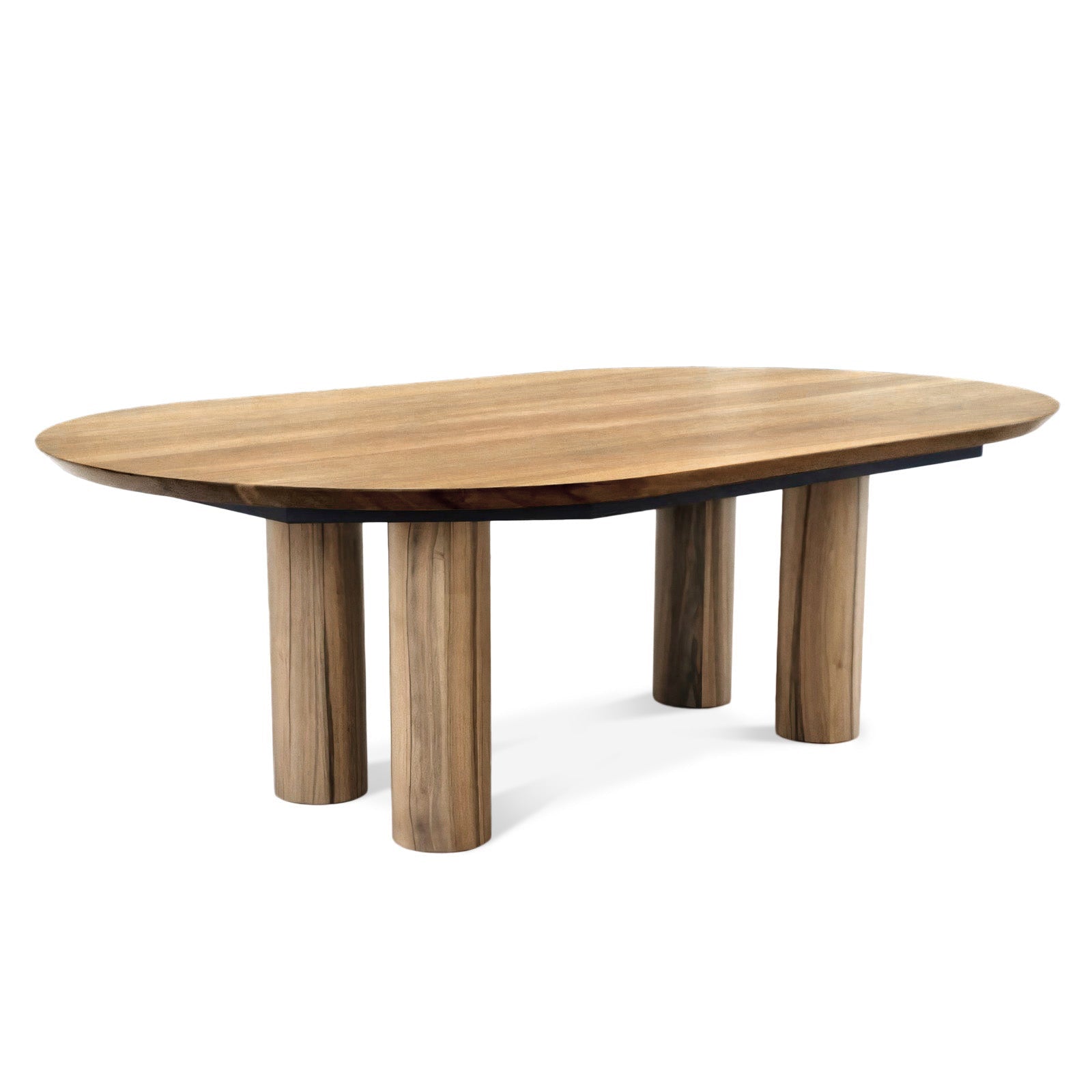 Ella Round Walnut Dining Table by S10Home