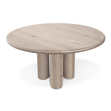 Ella Round Dining Table in Cotton Oak