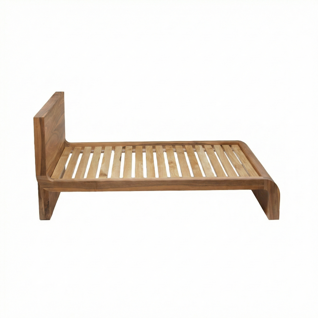Emma Solid Walnut Bedframe King Size