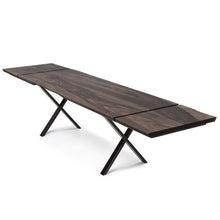 Eva Extendable Dining Table in Charcoal Walnut by S10Home