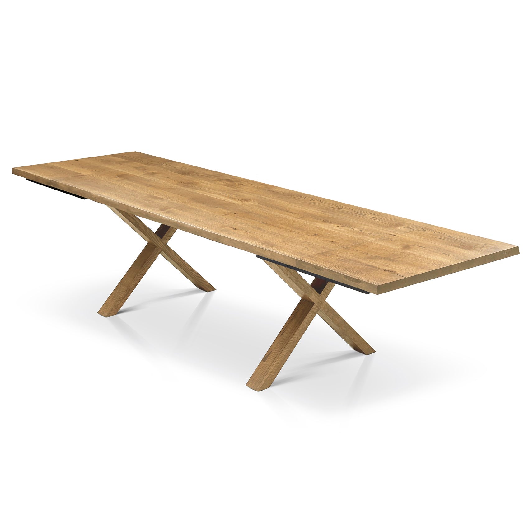 Eva Extendable Dining Table in Solid Oak by S10Home