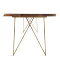 Evelyn Extendable Solid Walnut Dining Table S10Home