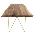 Evelyn Extendable Solid Walnut Dining Table S10Home