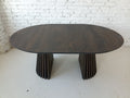 Charcoal Dining Table Extendable 