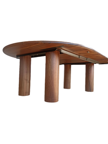 Ella Round Walnut Dining Table by S10Home