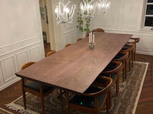 Eva Extendable Dining Table in Chocolate Oak by S10Home