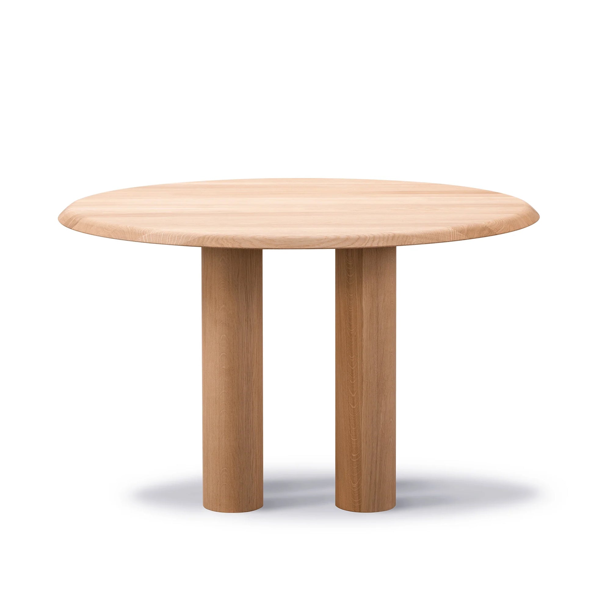 round oak dining room table