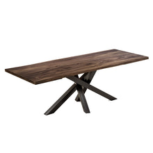 Julia Extendable Dining Table Spider Leg in Chocolate Walnut | S10Home