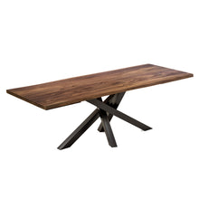 Julia Extendable Dining Table Spider Leg in Darker Walnut | S10Home