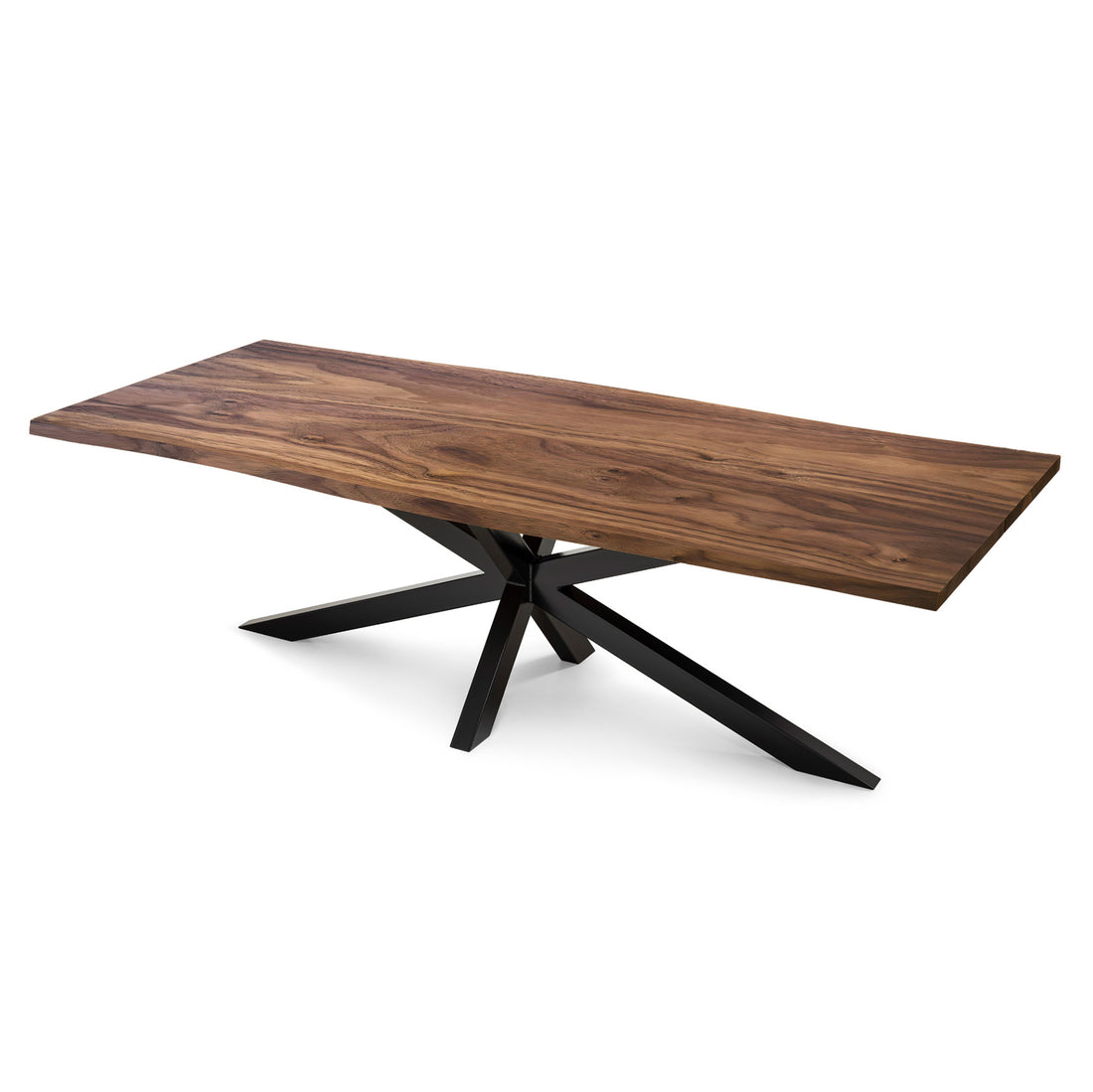 Julia Extendable Dining Table Spider Leg in Darker Walnut | S10Home