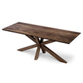 Julia Extendable Dining Table Spider Leg in Chocolate Walnut | S10Home