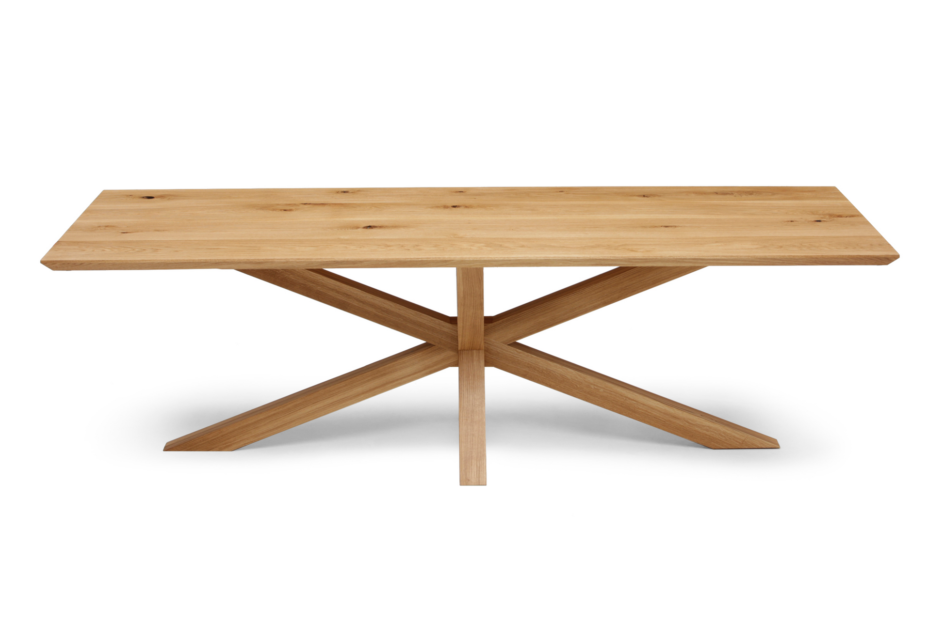 Julia Extendable Oak Dining Table Spider Leg by S10Home