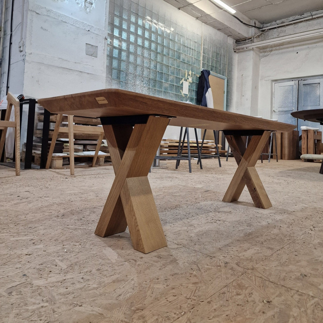 Natural Oak Bench 140cm in stock