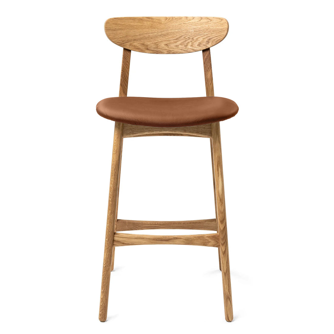 Eva Bistro Bar Stool in Solid Oak