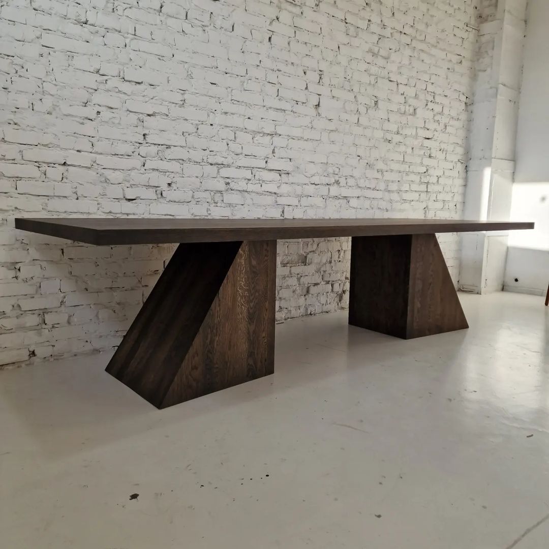 Louis Solid Oak Dining Table