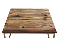 solid wood coffee table