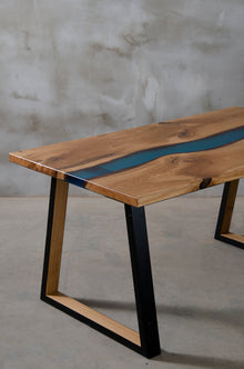 Wabi Blue Epoxy Table | S10Home