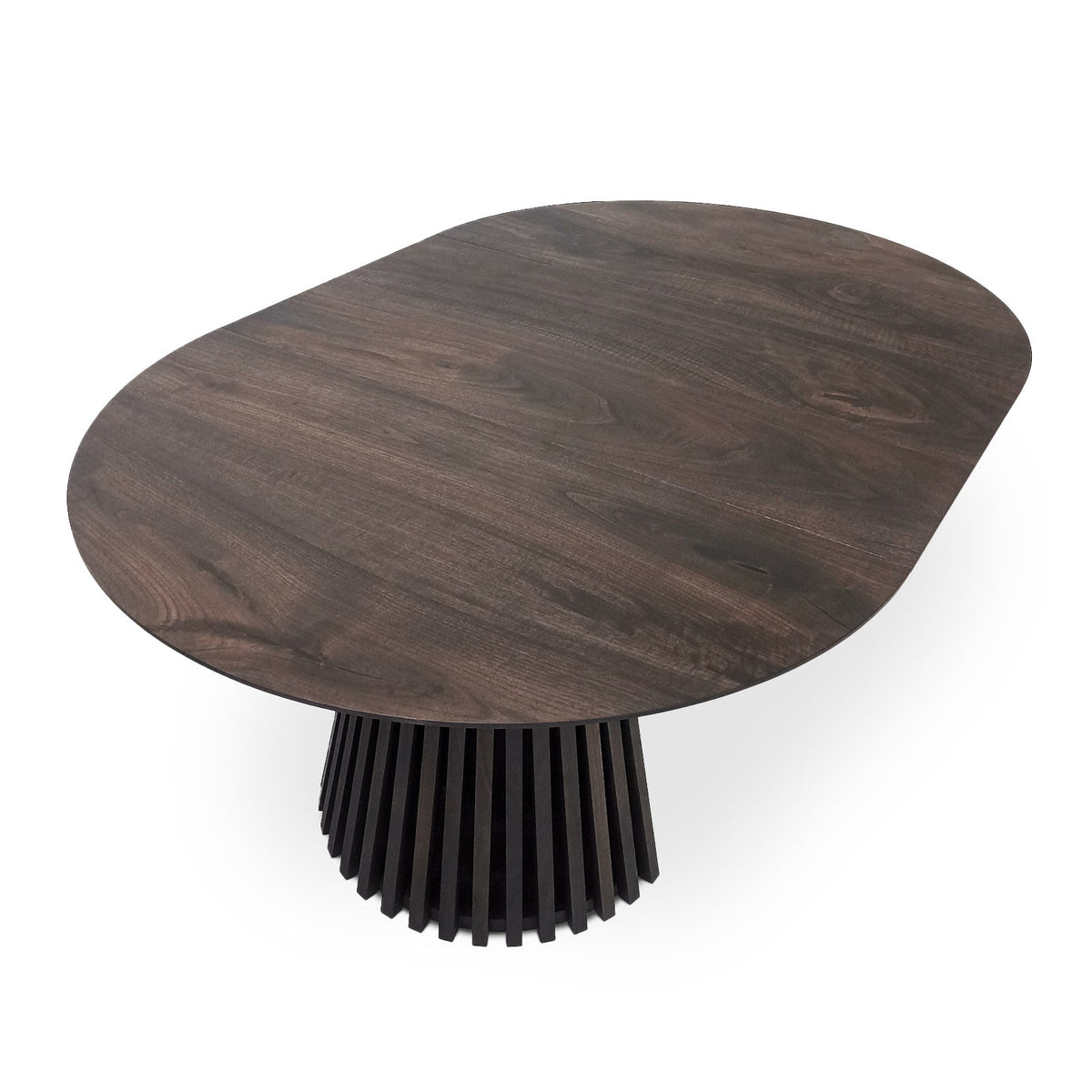Round Extendable Walnut Vivien Round Walnut Table Extendable | S10Home