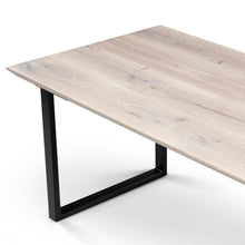 Cotton Oak Dining Table Extendable by S10Home