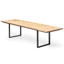 Pure Herringbone Dining Table Extendable - S10Home