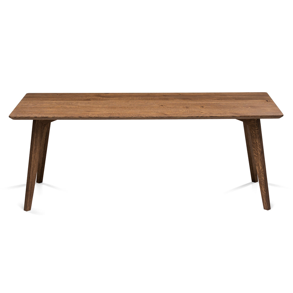 Amber Chocolate Oak Dining Table Extendable - S10Home