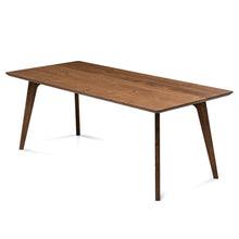 Aurora Extendable Oak Dining Table in Chocolate Oak by S10Home