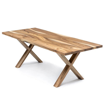 Eva Dining Table in Natural Walnut 160cm