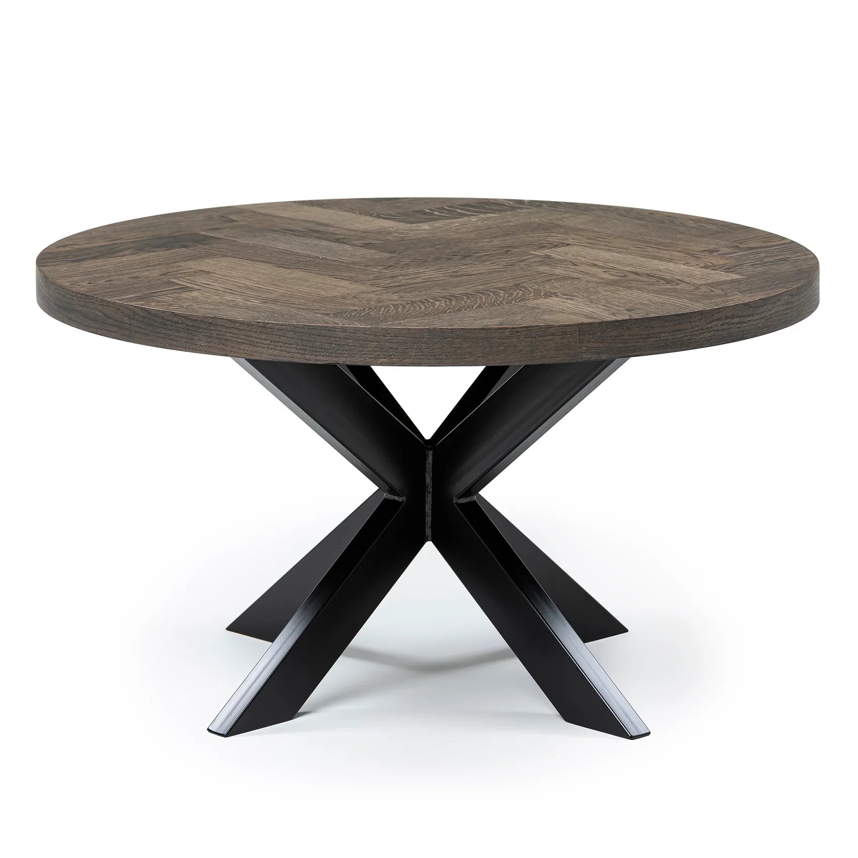 Round Herringbone Coffee Table - S10Home