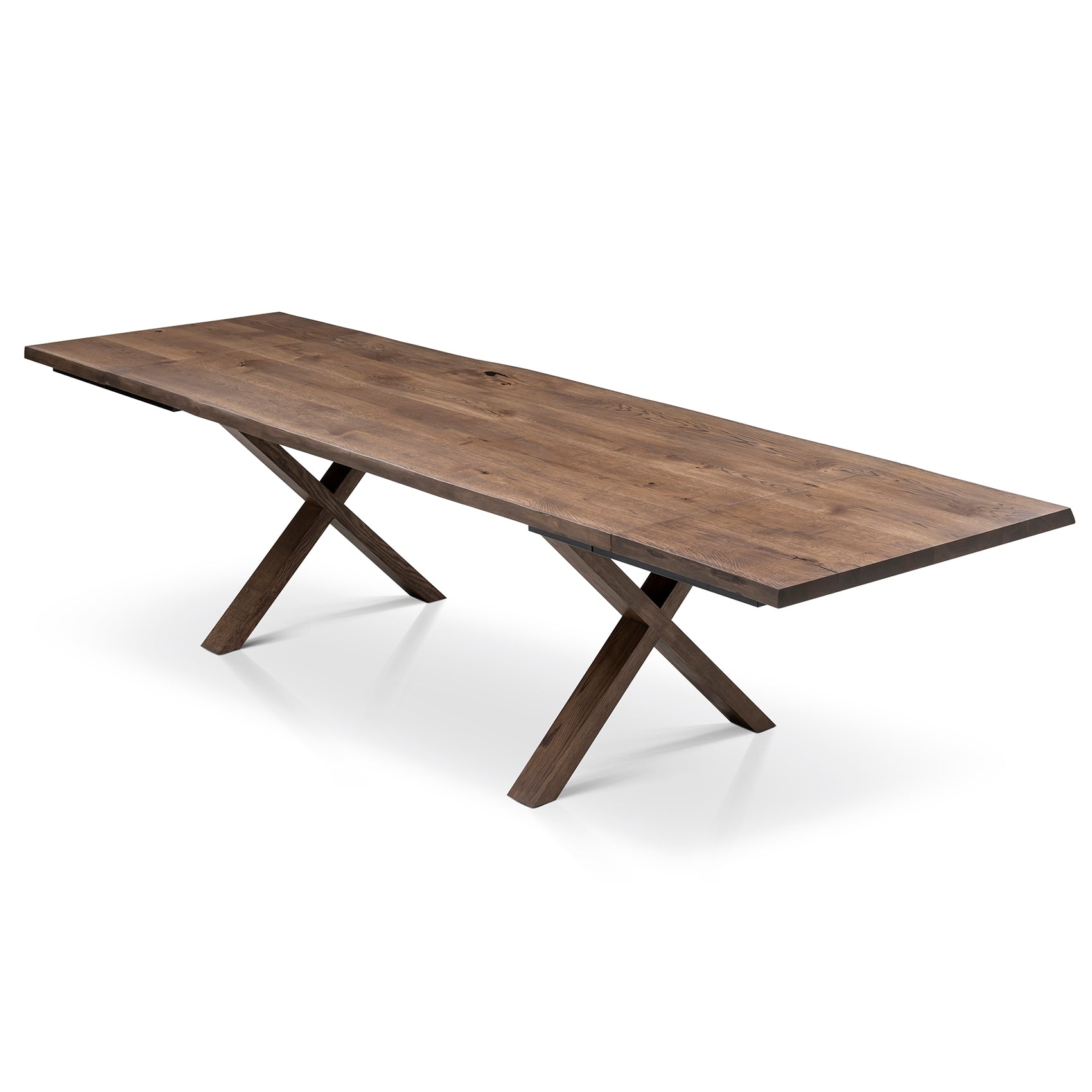 Eva Extendable Dining Table in Chocolate Oak by S10Home