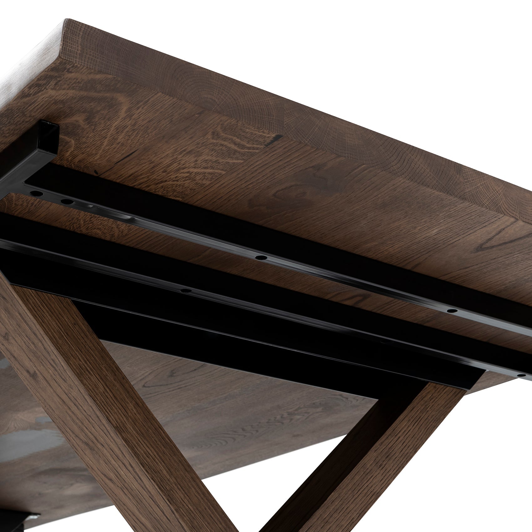 Eva Extendable Dining Table in Chocolate Oak by S10Home