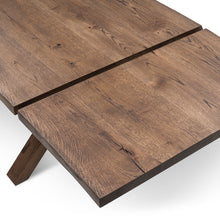 Eva Extendable Dining Table in Chocolate Oak by S10Home