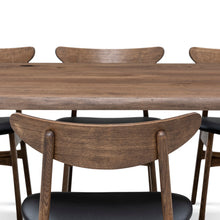 Eva Extendable Dining Table in Chocolate Oak by S10Home