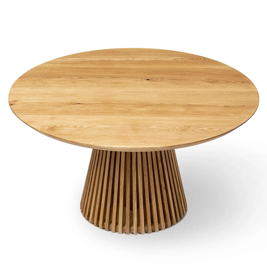 Vivien Extendable Round Dining Table in Solid Oak 120cm