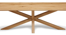 Julia Extendable Oak Dining Table Spider Leg by S10Home