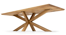 Julia Extendable Oak Dining Table Spider Leg by S10Home