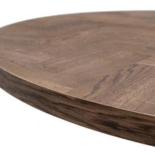 Round Herringbone Dining Table Extendable - S10Home