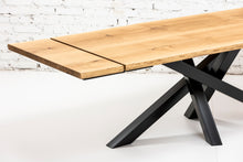 Julia Extendable Oak Dining Table Spider Leg by S10Home