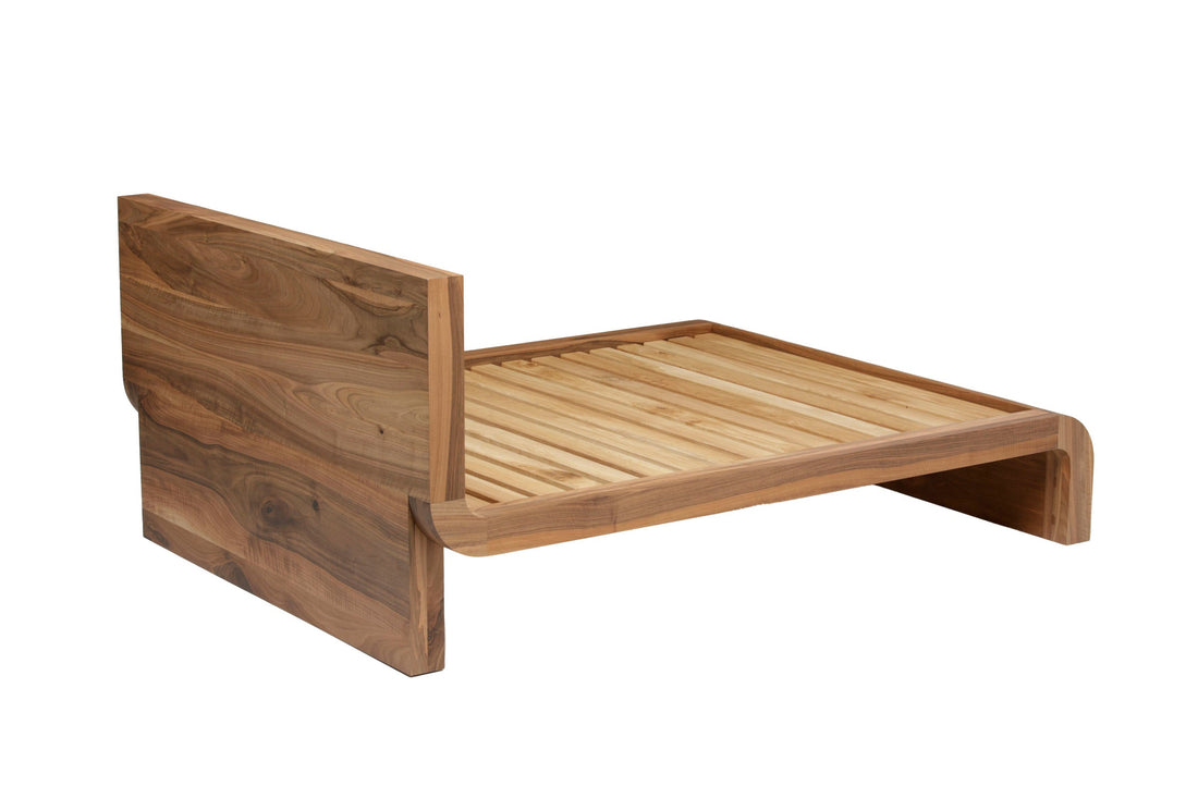 Emma Solid Walnut Bed King Size