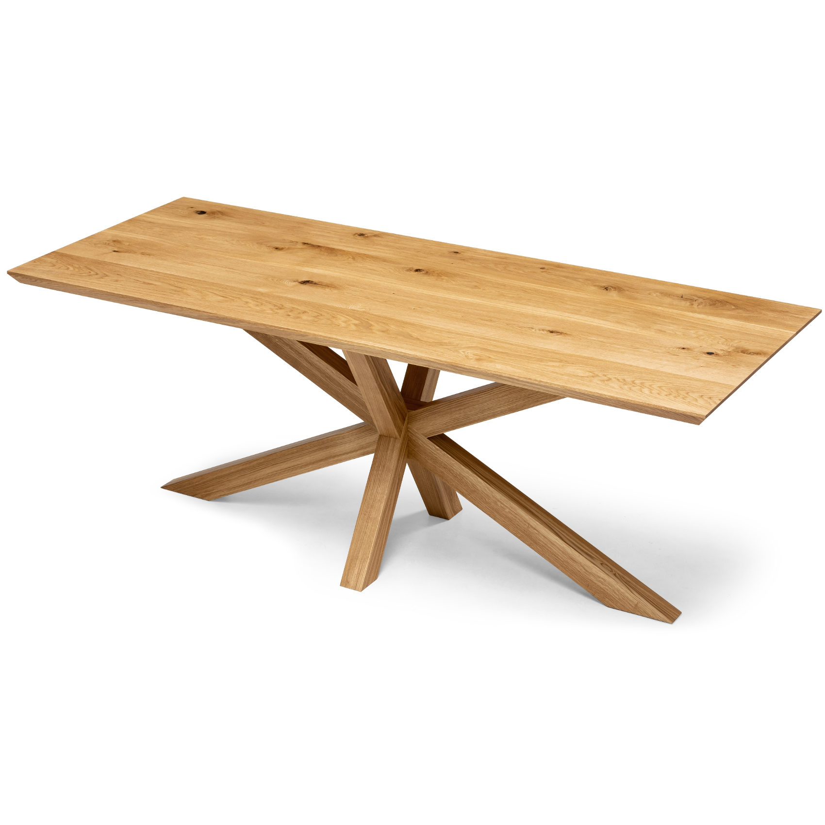Julia Extendable Oak Dining Table Spider Leg | S10Home